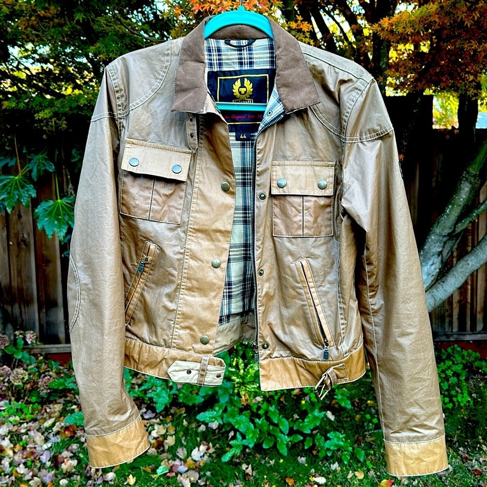 Belataff waxed cotton women’s jacket, size 44, nwot